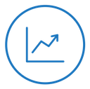 Line chart icon