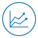 Line chart icon