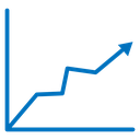 Line chart icon