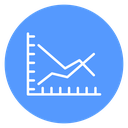 Line Chart Down icon