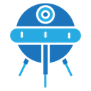 Linear sputnik icon