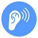 Listening Color Filled icon