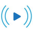 Live Broadcast Play Button icon