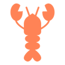 Lobster animal icon