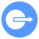 Log Out Color Filled icon