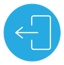 Logout exit icon