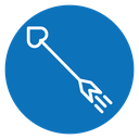 Love arrow icon