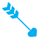 Love arrow icon