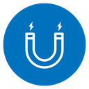 Magnet Color Filled icon
