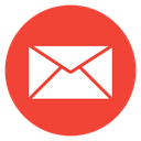 Mail Envelope Circle icon