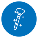 Makeup brush 2 icon