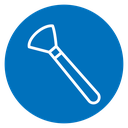 Makeup brush 3 icon