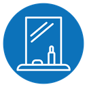 Makeup mirror icon