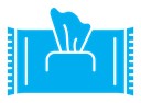 Makeup remover wipes icon