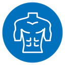 Male torso icon