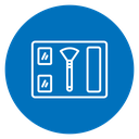 Manicure Tool Kit Color Filled icon