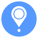 Map Pin Drop Point Color Filled icon
