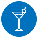 Martini glass icon