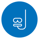 Mask snorkel icon