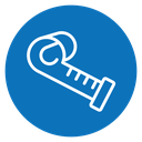 Measuring tape icon