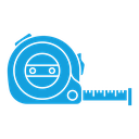 Measuring tape icon