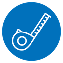 Measuring tape icon