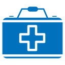 Medical aid kit icon