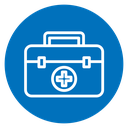 Medical kit icon