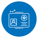 Medical marijuana card 2 icon