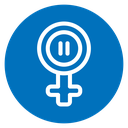 Menopause symbol icon