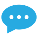 Message Typing Bubble Color Filled icon