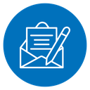 Message writing icon