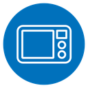 Microwave oven icon