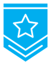 Military rank badge Color Filled icon