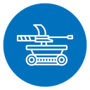 Military robot icon