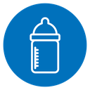 Milk bottle icon