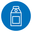 Milk carton icon