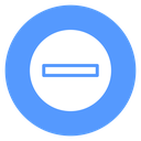 Minus Circle Color Filled icon