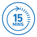 Minute timer icon