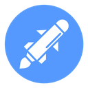 Missile Color Filled icon