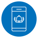 Mobile alarm icon
