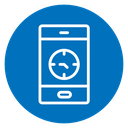 Mobile alarm icon