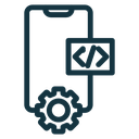 Mobile app development icon