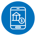 Mobile banking icon