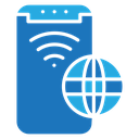 Mobile internet icon