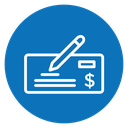 Money check icon