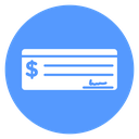 Money Check Signature icon