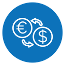 Money exchange icon