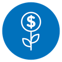 Money tree icon