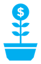 Money tree icon